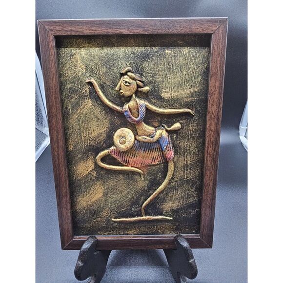 Other - Handcrafted‎ Artwork From India Woman Dancing  Dancer Ballet Ballerina Cultural